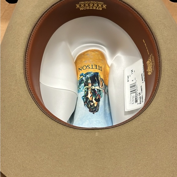 Stetson Tan Cowboy Hat - Picture 3 of 5